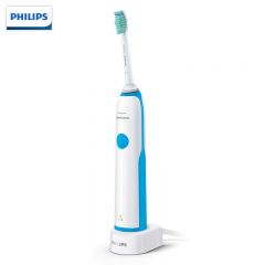 飞利浦(PHILIPS) 电动牙刷 成人声波震动(自带刷头*1) 清新洁净 蓝色 HX3216/13