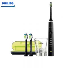 飞利浦（PHILIPS） 电动牙刷成人声波陈伟霆同款钻石亮白系列5种模式 魅力黑钻HX9352/04